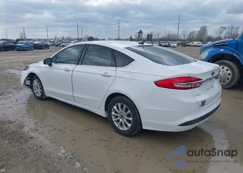 2018 Ford Fusion S из США, поврежденный, VIN 3FA6P0G73JR276334
